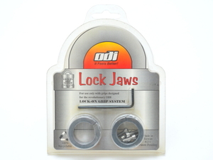 オーディーアイ odi ロックジョウ Lock Jaws アルミ製グリップ交換用クランプ グレー 未使用品 送料140円