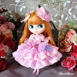 ロリータロマンス お花畑に咲いたミルフィーユフェアリー ピンクフリルドールドレス豪華5点セット ★新品 ドールアウトフィット 1/6ドール