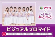 1円スタート D賞 シリアルコード セブンイレブン 乃木坂46 ビジュアルブロマイド _画像1