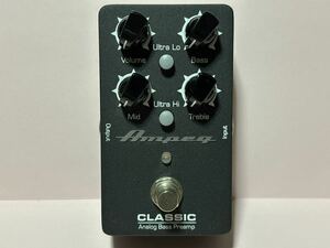 【中古 美品】AMPEG Classic Analog Bass Preamp アンペグ クラシック アナログ ベース用 プリアンプ エフェクター 送料無料