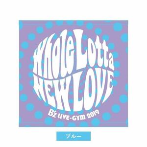 【未開封】B'z LIVE-GYM 2019 Whole Lotta NEW LOVE ライブ ツアー グッズ ハンドタオル ブルー ビーズ 稲葉浩志 松本孝弘 送料無料