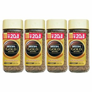 ゴールドブレンド 100g(80g+20g) 4個セット ネスカフェ インスタントコーヒー