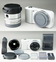 【センサークリーニング済み】完動良品 SONY NEX-3 +単焦点レンズ SEL1628 +純正フィッシュアイコンバーター VCL-ECF1【安心返金保証付】_画像10