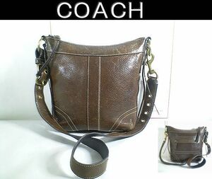 ★超美品！★ＣＯＡＣＨ　コーチ★お洒落で素敵な♪ レガシー ウィークエンド フルレザー２ＷＡＹショルダーバッグ■チャームプレート付■