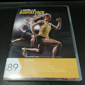 ※再生良好！正規品 レスミルズ lesmills ボディアタック 89 教習用 DVD CD ノート リーボック コナミ ダイエット 筋トレ エアロ 脂肪燃焼