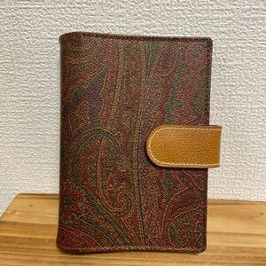 【新品同様】ETRO　エトロ　システム手帳　小型