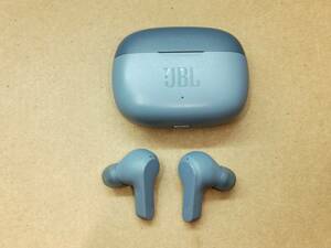 【USED】 NH2308 JBL ジェイビーエル Bluetooth ワイヤレス イヤホン WAVE 200TWS ブルー