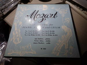 シュタルケル,AGI JAMBOR,VICTOR AITAY AND JANOS STARKER/MOZART:SIX TRIOS FOR PIANO,VIOLIN AND CELLO(USA/Period:TE 1013 3LP BOX SET