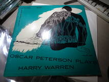 オスカー・ピーターソン,OSCAR PETERSON PLAYS HARRY WARREN(CLEF RECORDS:MG C-648 BLACK/SILVER DG LABEL LP_画像1