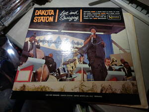 ダコタ・ステイトン,DAKOTA STATON/LIVE AND SWINGING(USA/UNITED ARTISTS:UAL 3312 MONO BLACK/MULTI LABEL LP/1A EAR,1B EAR STAMPER