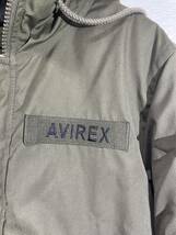 AVIREX フライトジャケット　ミリタリージャケット　美品　Mサイズ　カーキ　_画像5