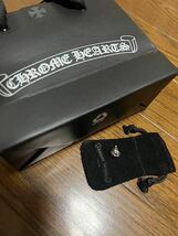 クロムハーツ クロスボールスタッドピアス 925 ch chrome hearts hoop イヤリング クロス シルバー スクロール ダガー フープ レザー 新品_画像5