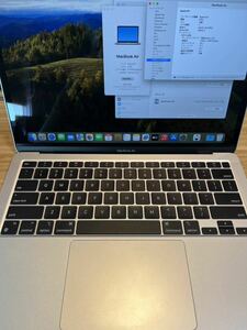 MacBook Air Retinaディスプレイ 13.3 MGN63J/A MODEL NO. A2337 USキーボード仕様　8GB 256GB M1