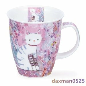 DUNOON　ダヌーン　イギリスマグ　マグカップ　洋食器 お祝い　プレゼント　ピンク　新品　041