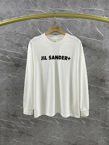 新品　ジルサンダー　JIL SANDER　メンズ　Tシャツ　長袖　シンプル　文字ロゴ　M-XXL　サイズ選択可能