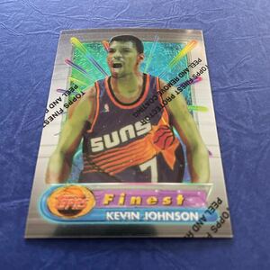 1994-95 Finest #91 Kevin Johnson w/Protector★NBA PHOENIX SUNS★ケビン・ジョンソン★ジョーダン時代★Topps ビンテージカード★高騰中