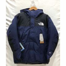 【THE NORTH FACE 】マウンテンダウンジャケット ザノースフェイス NVY ナイロン ゴアテックス 防水透湿 ND91930 ts202312_画像1