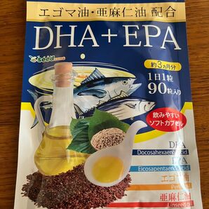 DHA+EPA エゴマ油 亜麻仁油配合　健康数値をケアしたい方　３ヶ月分