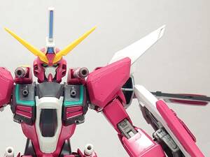 【ジャンク扱い・素組み】 MG インフィニットジャスティスガンダム 完成品 素組 ジャンク