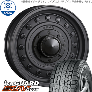 新品 ジムニーシエラ 205/70R15 15インチ ヨコハマ アイスガード G075 CRIMSON DEAN Colorado スタッドレス タイヤ ホイール セット 4本