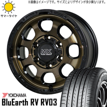 新品 スペーシアギア ハイゼット 155/65R14 14インチ ヨコハマ RV03 マッドクロス グレイス 4.5J +45 4/100 サマータイヤ ホイール 4本SET_画像1