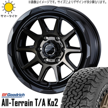 新品 デリカ RAV4 CX-5 235/70R16 16インチ BFグッドリッチ オールテレーン T/A KO2 MV06 7.0J +38 5/114.3 サマータイヤ ホイール 4本SET_画像1