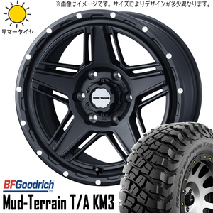 新品 デリカ RAV4 CX-5 235/70R16 16インチ BFグッドリッチ マッドテレーン T/A KM3 MV07 7.0J +38 5/114.3 サマータイヤ ホイール 4本SET