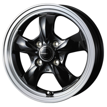 新品 ワゴンR ムーヴ NWGN 155/65R14 Y/H ジオランダー X-AT G016 グラフト 5S 14インチ 4.5J +45 4/100 サマータイヤ ホイール 4本SET_画像2