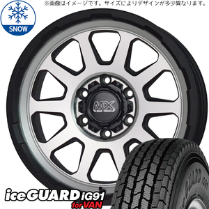 新品 スズキ ジムニーシエラ 215/70R15 15インチ ヨコハマ アイスガード IG91 MADCROSS RANGER スタッドレス タイヤ ホイール セット 4本