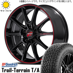 新品 エクストレイル アウトランダー 235/60R18 BFグッドリッチ T/A RMP R25 18インチ 8.0J +45 5/114.3 サマータイヤ ホイール 4本SET