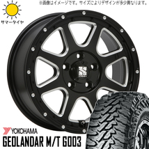 新品 ジムニー AZオフロード 175/80R16 16インチ ヨコハマ M/T G003 エクストリームJ 5.5J +20 5/139.7 サマータイヤ ホイール 4本SET_画像1