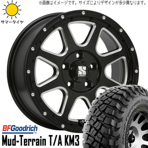 新品 デリカ RAV4 CX-5 235/70R16 16インチ BFグッドリッチ マッドテレーン T/A KM3 XJ 7.0J +35 5/114.3 サマータイヤ ホイール 4本SET