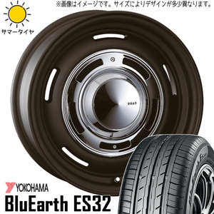 新品 パッソ ブーン 用 165/55R15 15インチ ヨコハマ ES32 ディーン クロスカントリー 6.0J +45 4/100 サマータイヤ ホイール 4本SET