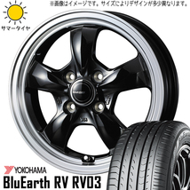 新品 エブリィワゴン NV100 165/60R14 Y/H ブルーアース RV03 グラフト 5S 14インチ 4.5J +45 4/100 サマータイヤ ホイール 4本SET_画像1