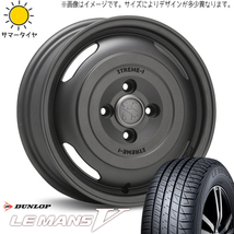 新品 エブリィワゴン NV100 165/60R14 14インチ ルマン5 エクストリームJ ジャーニー 4.5J +45 4/100 サマータイヤ ホイール 4本SET_画像1