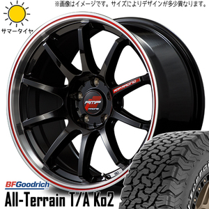 新品 RAV4 CX-5 225/65R17 BFグッドリッチ オールテレーン Ko2 RACING R10 17インチ 7.0J +47 5/114.3 サマータイヤ ホイール 4本SET