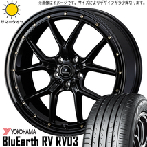 新品 タフト デリカD2 165/65R15 ヨコハマ RV03 ノヴァリス アセット S1 15インチ 4.5J +45 4/100 サマータイヤ ホイール 4本SET_画像1