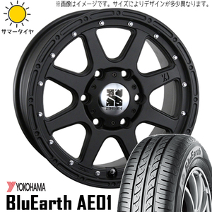 新品 ムーブ ミラ ラパン 165/50R15 15インチ ヨコハマ AE01 MLJ エクストリームJ 4.5J +45 4/100 サマータイヤ ホイール 4本SET