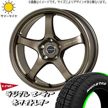 新品 デリカミニ ハスラー 165/65R14 MUDSTAR A/T クロススピード CR5 14インチ 4.5J +45 4/100 サマータイヤ ホイール 4本SET_画像1