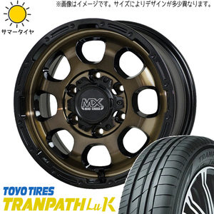 新品 軽自動車用 165/45R16 16インチ TOYO トランパス Lu2 MADCROSS グレイス 6.0J +42 4/100 サマータイヤ ホイール 4本SET