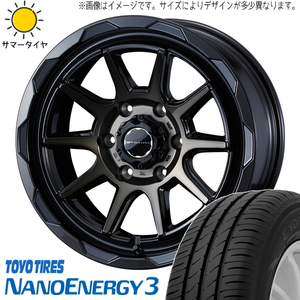 新品 エブリィワゴン NV100 165/60R14 14インチ TOYO ナノエナジー3 MV06 4/100 サマータイヤ ホイール 4本SET