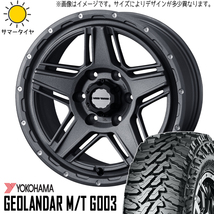 新品 エクストレイル 215/65R16 16インチ ヨコハマ ジオランダー G015 MV07 7.0J +38 5/114.3 サマータイヤ ホイール 4本SET_画像1