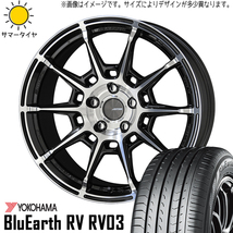 新品 クラウン CX-3 225/45R18 ヨコハマ RV03 ガレルナ レフィーノ 18インチ 8.0J +45 5/114.3 サマータイヤ ホイール 4本SET_画像1