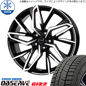 新品 軽自動車用 165/55R14 TOYO オブザーブ GIZ2 クロノス CH112 14インチ 5.5J +43 4/100 スタッドレス タイヤ ホイール セット 4本