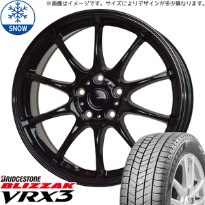 新品 ムーブ ミラ ラパン 165/50R15 BS BLIZZAK VRX3 Gスピード G07 15インチ 4.5J +45 4/100 スタッドレス タイヤ ホイール セット 4本