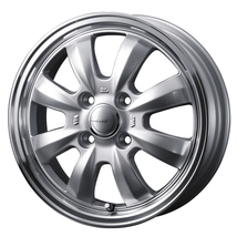 新品 タフト リフトアップ 175/65R15 BS BLIZZAK VRX3 グラフト 8S 15インチ 4.5J +45 4/100 スタッドレス タイヤ ホイール セット 4本_画像2