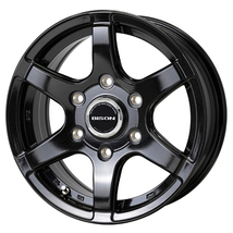 新品 ハイエース 215/70R15 ブリヂストン ブリザック VRX3 バイソン BN-04 15インチ 6.0J +33 6/139.7 スタッドレス タイヤ ホイール 4本_画像2