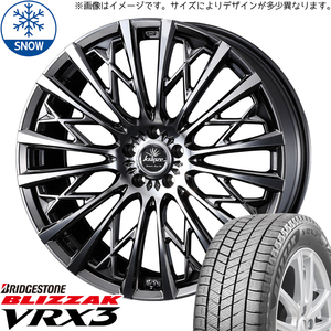 新品 ルミオン セレナ シビック 215/40R18 VRX3 Kranze 855EVO 18インチ 7.5J +48 5/114.3 スタッドレス タイヤ ホイール セット 4本