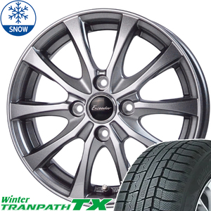 新品 ノート E13 アクア K10系 TOYO ウィンター TX 185/65R15 15インチ E07 5.5J +50 4/100 スタッドレス タイヤ ホイール セット 4本