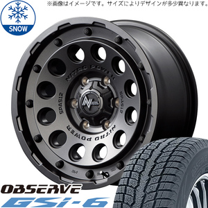 新品 ジムニーシエラ 215/70R16 16インチ TOYO オブザーブ GSI-6 NITOROPOWER H12 SHOTGUN スタッドレス タイヤ ホイール セット 4本